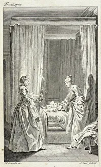 Frontispiece Prints: Frontispiece to Tom Jones, published 1750. Creator: Jan Punt