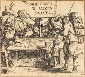 Frontispiece for Varie Figure, c. 1621. Creator: Jacques Callot