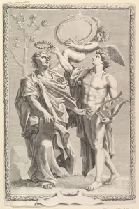 Publius Vergilius Maro Prints: Frontispiece: Virgil, Publii Virgilii Maronis Opera, 1641. Creator: Claude Mellan