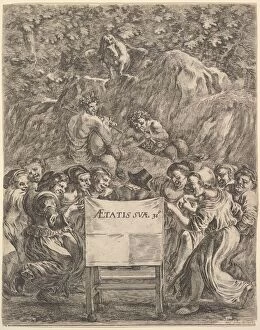 Dionysos Collection: Frontispiece for The Works of Scarron (Œuvres de Scarron)