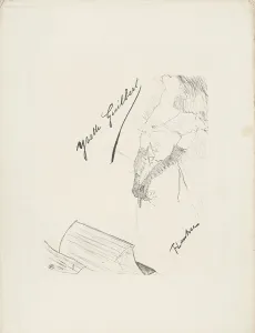De 1864 1901 Prints: Frontispiece for the Yvette Guilbert Album