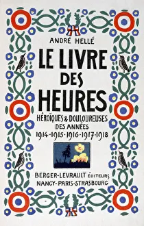 Andre Helle Gallery: Frontpage of Le Livre des Heures, 1919. Artist: Andre Helle