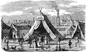 Frost Fair on the Thames at London, 1734-1740 (1838)