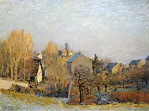 Yvelines Gallery: Frost in Louveciennes, 1873. Artist: Alfred Sisley