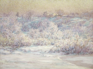 Hoosier Group Prints: Frosty Morning, 1910. Creator: John Ottis Adams