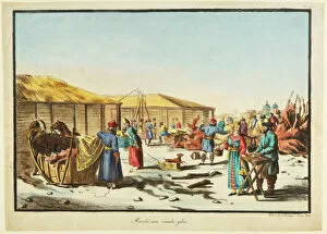 Frozen Meats Market, ca 1814. Artist: Anonymous