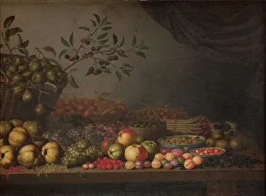 Fruit Basket, 1632-1636. Creator: Floris van Schooten