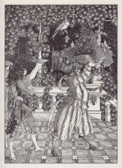 Banquet Collection: The Fruit Bearers, 1895. Creator: Aubrey Beardsley