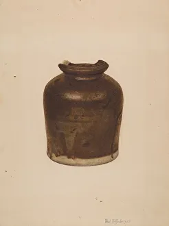 Poffinbarger Paul Collection: Fruit Jar, c. 1939. Creator: Paul Poffinbarger