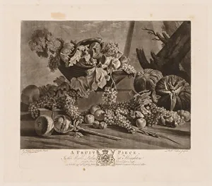 Richard Earlom Prints: A Fruit Piece, 1776. Creator: Richard Earlom (British, 1743-1822)