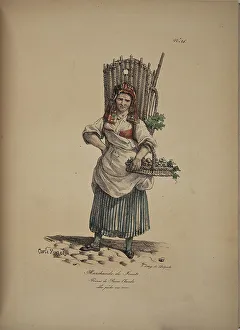 Merchants Prints: Fruit seller. From the Series Cris de Paris (The Cries of Paris)