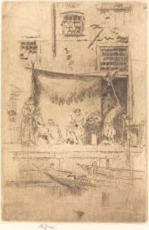 Shop Gallery: Fruit-Stall, 1880. Creator: James Abbott McNeill Whistler
