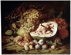 Fruits, 1670s. Artist: Abraham Brueghel