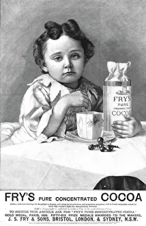 Packaging Prints: Fry's Pure Concentrated Cocoa, 1891. Creator: Unknown