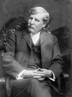 Hands In Lap Prints: F.T. Gates, seated, 1910. Creator: Bain News Service