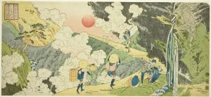 Otanzaku Prints: Fudo Pass on the Mikuni Road in Kozuke Province (Joshu Mikuni goe Fudo toge)
