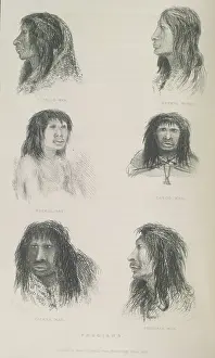 Landseer Thomas Prints: Fuegians, 1834?, (1839). Creator: Thomas Landseer