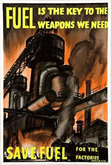 Conservation Prints: Fuel is the key to the weapons we need - Save fuel for