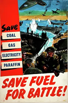 Conservation Prints: Fuel Saving - Save Fuel For Battle