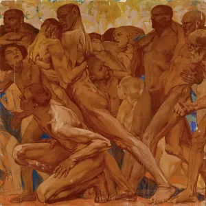 Private Collectionart Nouveau Prints: Fugato (from the cycle Rhythms), 1913. Creator: Friedrich, Otto (1862-1937)