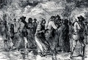 Fugitive Prints: Fugitive slaves fleeing from Maryland to Delaware by way of the Underground Railroad