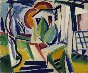 Modernism Prints: Fugue, 1915. Creator: Henry Lyman Sayen