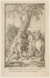 Prisoner Prints: Fuite de M. de Belle-Isle, prisonnier chez les Attakapas, 1767
