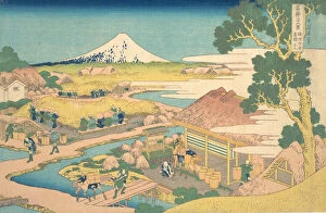 Yoke Gallery: Fuji from the Katakura Tea Fields in Suruga (Sunshu Katakura chaen no Fuji), from t