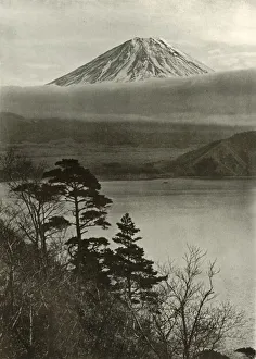 Evergreen Prints: Fuji from Nakano-Kura-Toge, 1910. Creator: Herbert Ponting