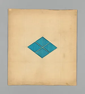 Wrapping Prints: Fukusa (Gift Cover), Japan, early Meiji period (1868-1912), 1868 / 83. Creator: Unknown