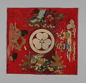Fukusa (Gift Cover), Japan, Edo period (1615-1868), late 18th century. Creator: Unknown