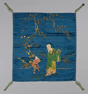 Fukusa (Gift Cover), Japan, Meiji period (1868-1912), late 19th century. Creator: Unknown