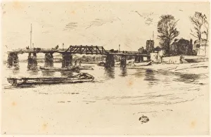 Whistler J Mcneill Prints: Fulham, 1878 / 1879. Creator: James Abbott McNeill Whistler