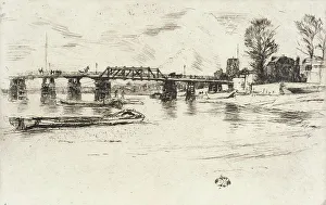 Whistler J Mcneill Prints: Fulham, 1879. Creator: James Abbott McNeill Whistler