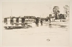 James A Prints: Fulham (Chelsea), 20th century. Creator: James Abbott McNeill Whistler