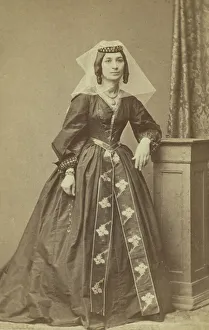 Caucasus Asia Prints: Full-length portrait of Georgian woman