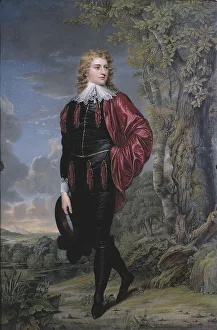 Heir Prints: Full-length portrait of Henry-Philip Hope, 1802. Creator: Henry Bone