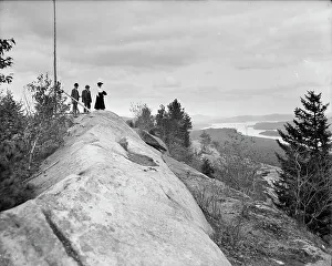 Adirondacks Prints: Fulton Chain, looking east from Bald Mountain