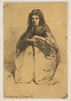 Gypsies Gallery: Fumette, 1858. Creator: James Abbott McNeill Whistler