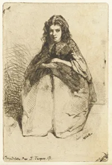 Fumette, 1858. Creator: James Abbott McNeill Whistler