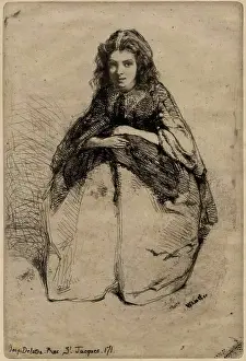 Whistler J Mcneill Prints: Fumette (Kennedy 13), c1857. Creator: James Abbott McNeill Whistler