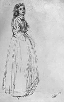Fumette, Standing 1859 (1904). Artist: James Abbott McNeill Whistler