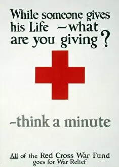 Fundraising Poster for the Red Cross, 1917
