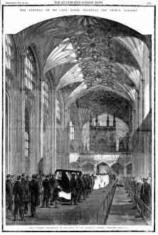 Sadness Gallery: Funeral of Albert (1819-1861), Prince Consort of Queen Victoria, 1861