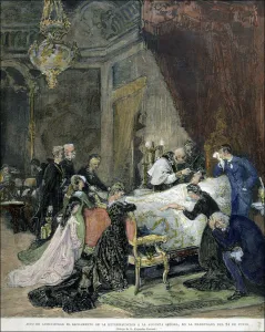 Orleans Prints: Funeral chapel of Queen Maria of Mercedes Orleans at the Royal Palace, Alejandro