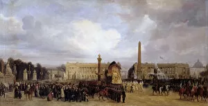 The Funeral Cortege of Napoleon I Passing Through the Place de la Concorde 15 December 1840