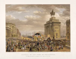 State Funeral Prints: Funeral of the Duke of Wellington, 18th November 1852, pub. 1853. Creator: Louis Haghe