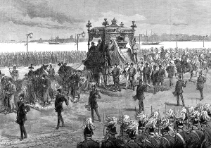Solemn Prints: Funeral of the Empress of Russia at St