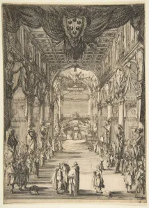 De Medici Prints: Funeral of Francesco de Medici, 1634. Creator: Stefano della Bella