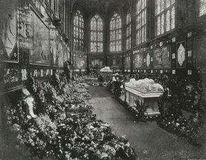 Albert Victor Christian Edward Prints: Funeral of H. R. H. The Duke of Clarence, January 1892, (c1897). Artist: E&S Woodbury